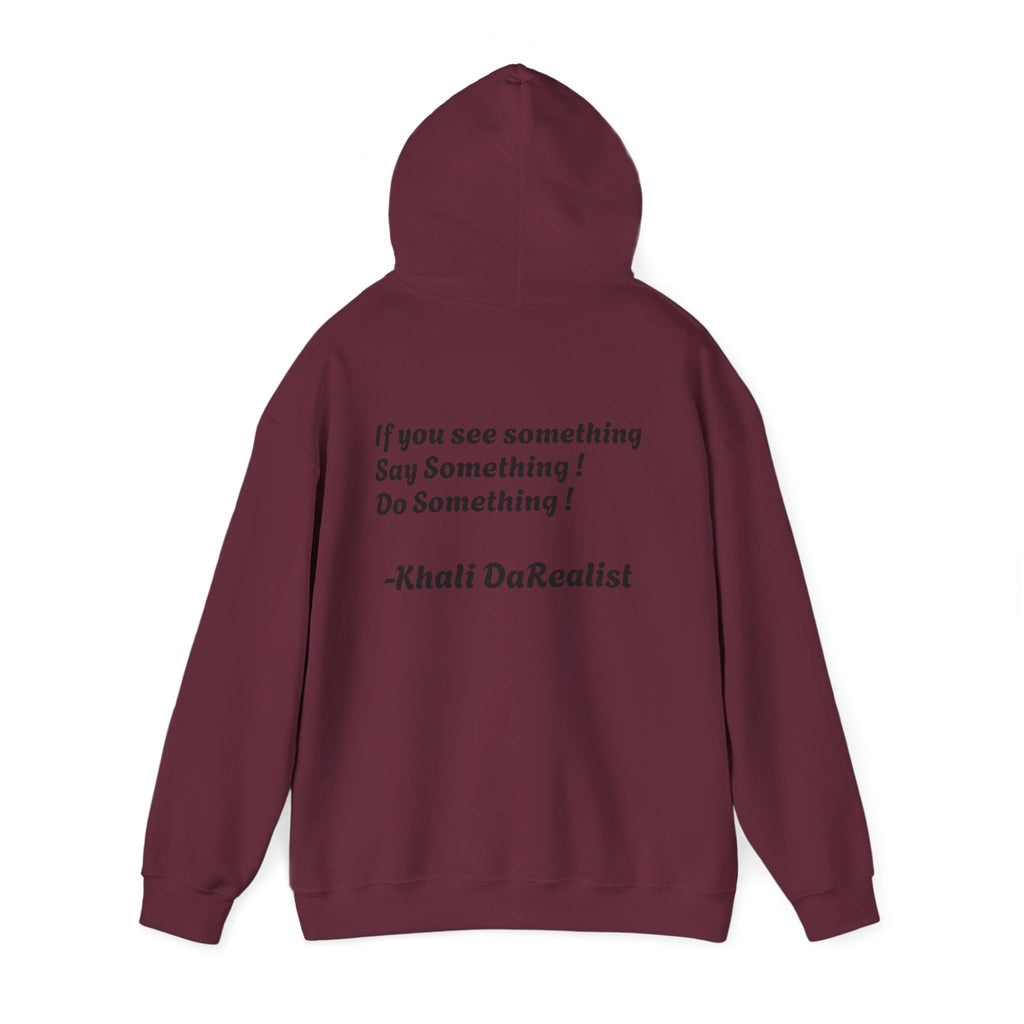 Protect Black People Hoodie — "If you see something, say something" Advocacy Sweatshirt